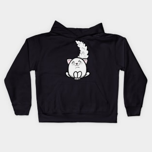 Round Kitty Kids Hoodie